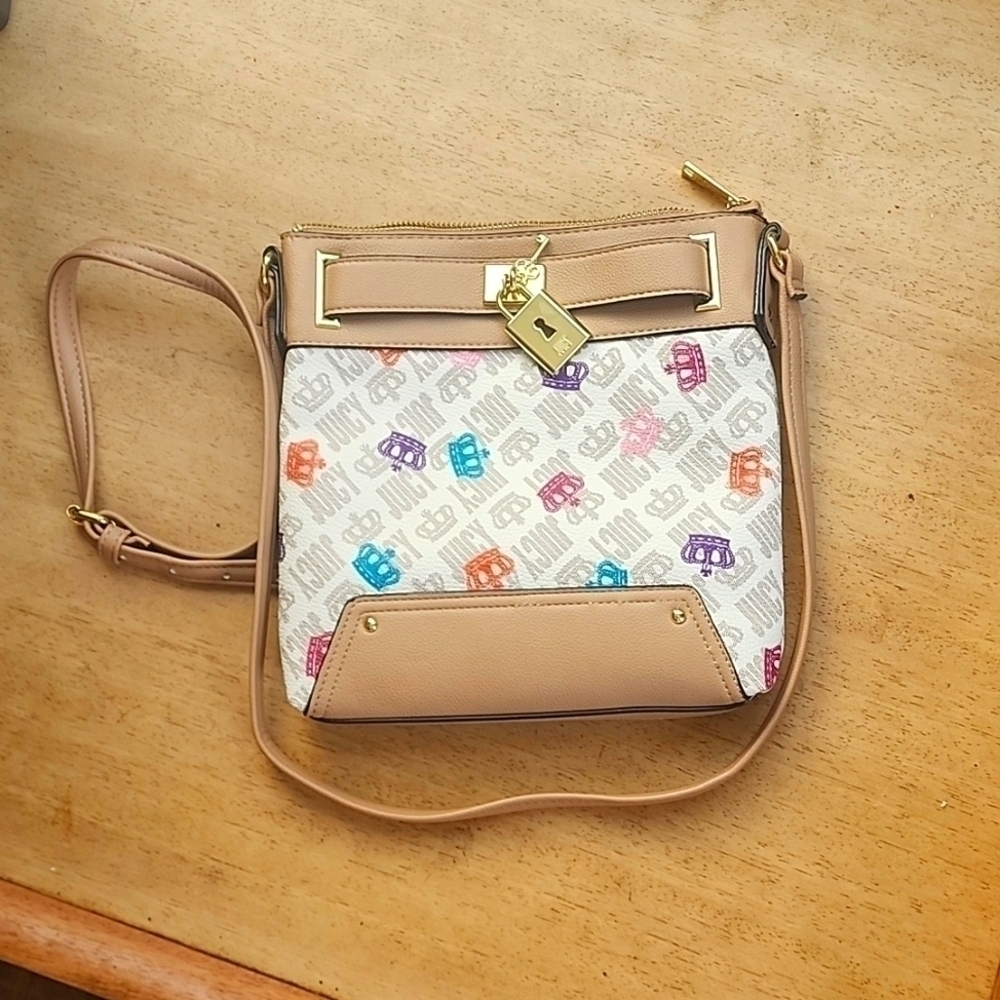 Juicy couture lock and key crossbody